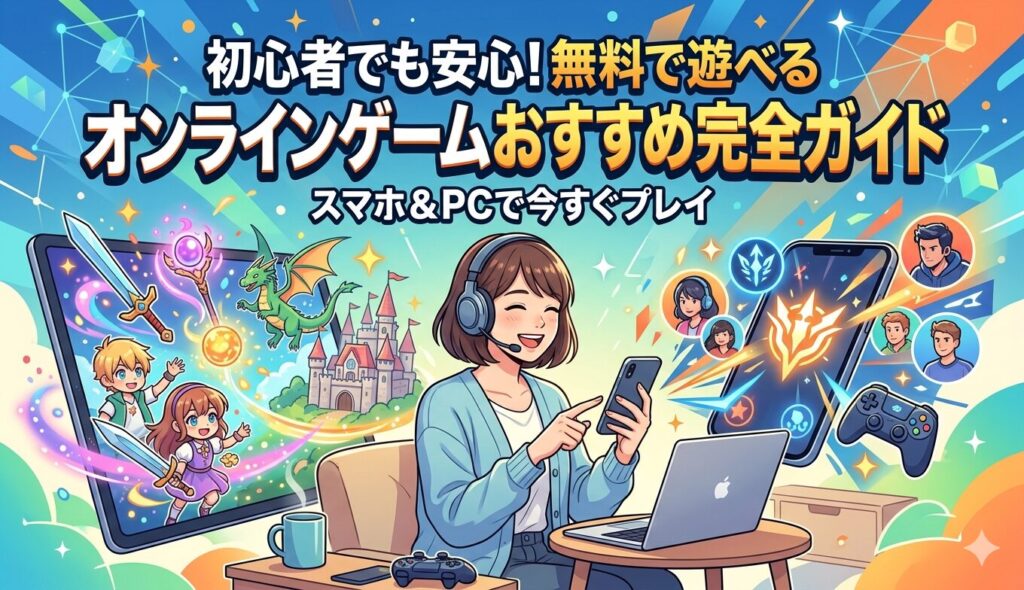 初心者でも安心!無料で遊べるオンラインゲーム